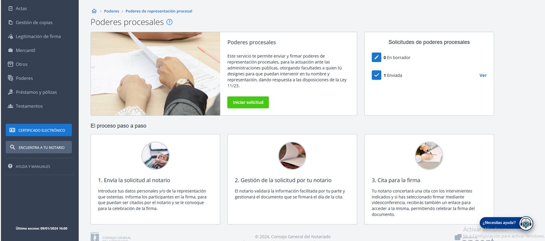 firma videoconferencia notario