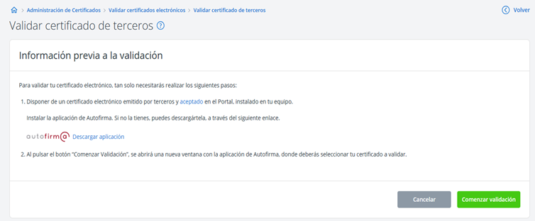validacion certificado digital portal notarial